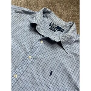 Polo Ralph Lauren Button Up Shirt Men's Extra Large/XL Lowell Sport Check